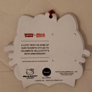 Levi's Accessories - Hello Kitty x Levi's sew-on Patch *LIMITED EDITION Levi's Accessories - Hello Kitty x Levi's sew-on Patch *LIMITED EDITION